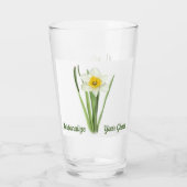 Verre Daffodique personnalisable (Dos)