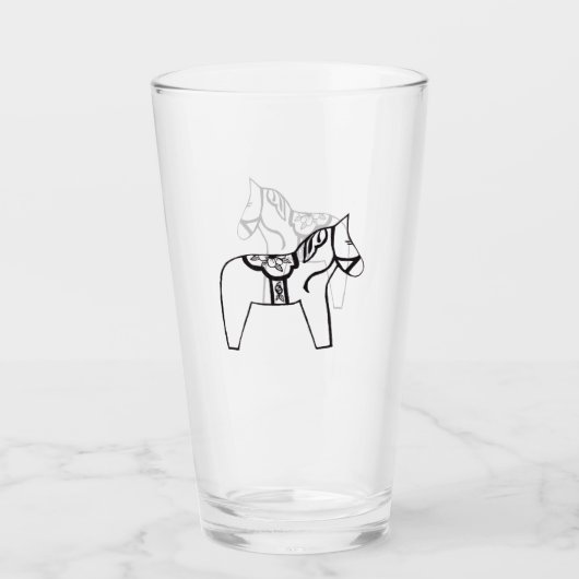 Verre Dala Horse (Devant)