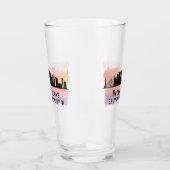 Verre Dallas TX Skyline Latitude et Longitude (Gauche)