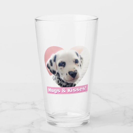 Verre Dalmatien Nez de Coeur (Devant)