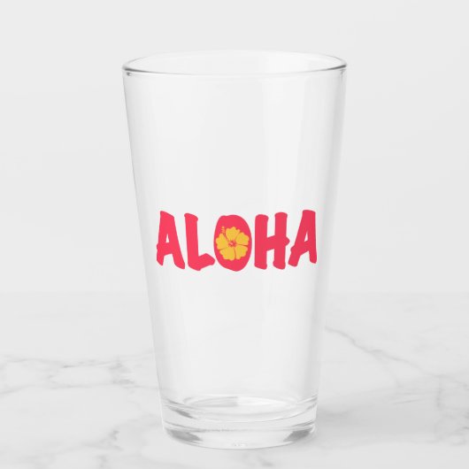 Verre d'Aloha (Devant)