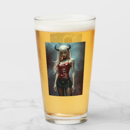 Verre Dame démoniaque (Dos (rempli))