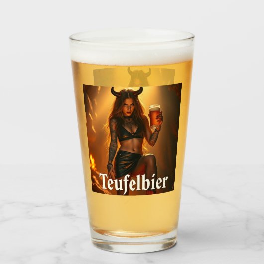 Verre Dame démoniaque (Devant (rempli))