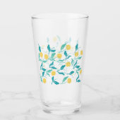 Verre Dandelion de printemps Fleurs et design Feuille (Devant)