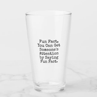 Verre d'anecdote amusante