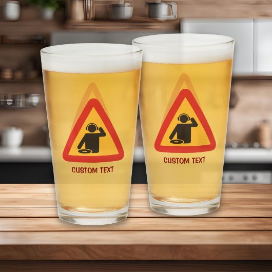 Verre Dangers DJ au travail