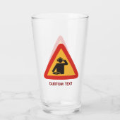 Verre Dangers DJ au travail (Dos)