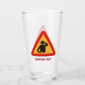 Verre Dangers DJ au travail (Devant)