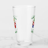 Verre Danois Irlandais Shamrock personnalisé drapeaux am (Droite)
