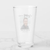 Verre Dans la mémoire aimante | Photo personnalisée en m (Dos)