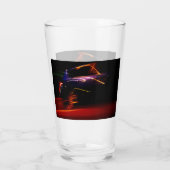 Verre danse de voiture violette (Dos)