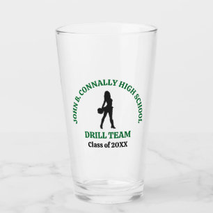 Verre Danseuse de l'équipe de drill de la Green High Sch