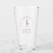Verre Danseuse de l'équipe de drill de l'école secondair (Dos)