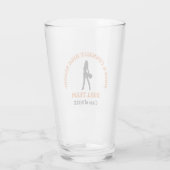 Verre Danseuse de l'équipe de drill de l'école secondair (Dos)