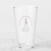 Verre Danseuse de l'équipe de drill de l'école secondair (Dos)