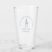 Verre Danseuse de l'équipe de drill de l'école secondair (Dos)