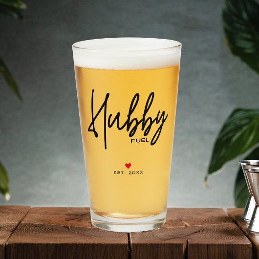 Verre Date d'établissement du mari de script moderne per