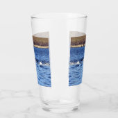 Verre Dauphins communs personnalisables faisant des bond (Gauche)