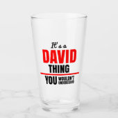 Verre David Thing Vous ne comprendriez pas (Devant)