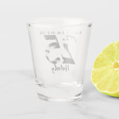 Verre de 25e anniversaire en argent métallique (Dos)