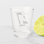 Verre de 27e anniversaire en argent métallique (Dos)