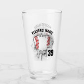 Verre de baseball déchiré (Devant)