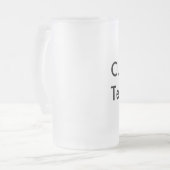 Verre de bière congelé personnalisé 16oz Stein Mug (Devant gauche)