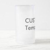 Verre de bière congelé personnalisé 16oz Stein Mug (Centre)