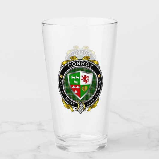 Verre de bière Conroy/O'Conry Irish Shield (Devant)