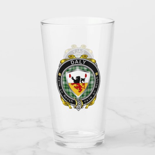 Verre de bière Daly/O'Daly Irish Shield (Dos)