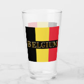 VERRE DE BIÈRE DE BELGIQUE (Devant)