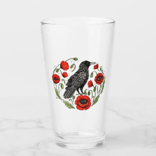 Verre de bière de Corneille et de Poppies