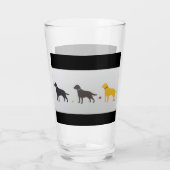 Verre de bière de l'Extriever Labrador (Dos)