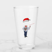 Verre de bière de Noël Ajoutez votre visage! (Devant)