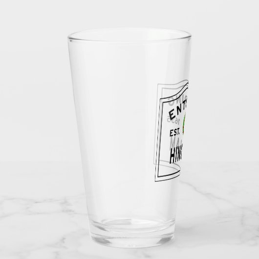 Verre de bière de Noël de Hingham (Droite)