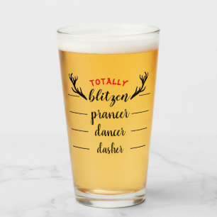 Verre de bière de Noël entièrement millizen