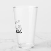 Verre de bière de Patience Liquide - Citation de b (Gauche)