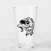 verre de bière de pinte de 16 onces (once) - (Devant)