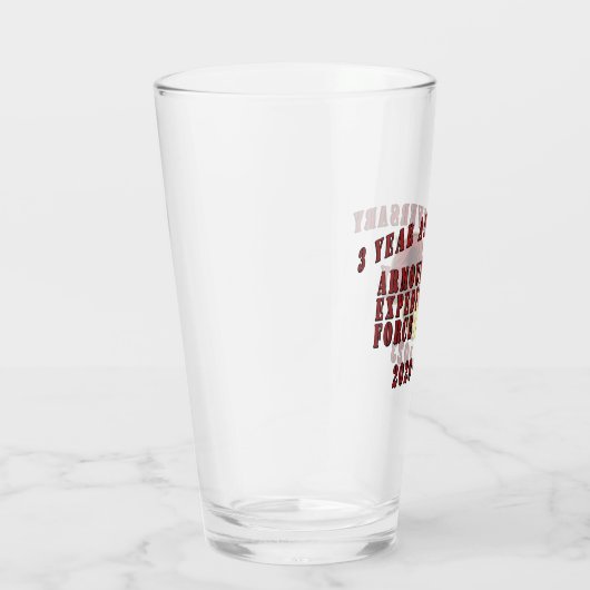 Verre de bière de style AEF 3 ans (Droite)