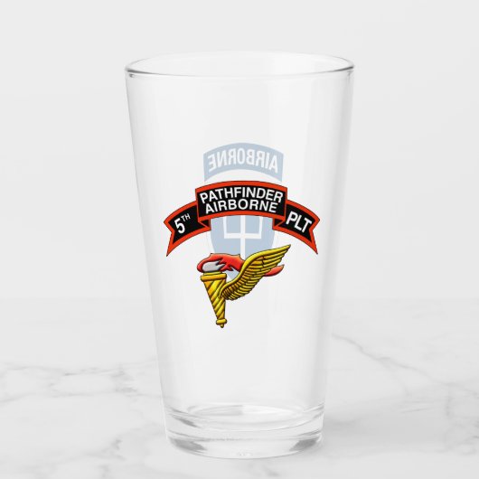Verre de bière du 5e Peloton d'infanterie (Devant)