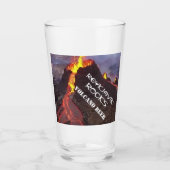 Verre de bière du volcan Reykjavik Rocks (Devant)