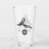 Verre de bière Eagle de la Garde côtière (Dos)