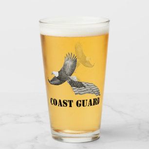 Verre de bière Eagle de la Garde côtière