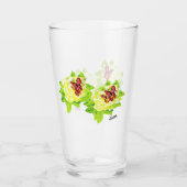 Verre De Bière : La Chance Du Papillon (Devant)