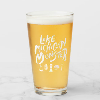 Verre de bière Monster du lac Michigan