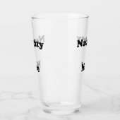 Verre de bière noir marrant noir (Gauche)