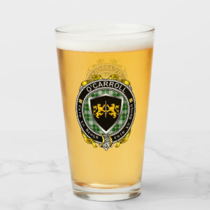 Verre de bière O'Carroll/Carroll Irish Shield