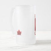 Verre de bière souvenir Canada Canettes et tasses (Devant gauche)