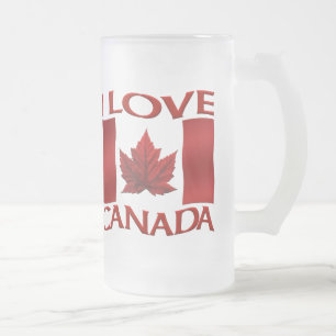 Verre de bière souvenir Canada Canettes et tasses