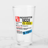 Verre de bière sur ordonnance personnalisée (Devant)